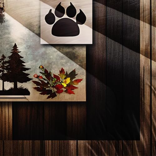 Deer Comforter Set Twin Size，Lodge Quilt Set Twin Size, Rustic Cabin Bedding Set Black Deer，Deer Themed Bedroom Decor with 1 Comforter with 2 Pillow Case