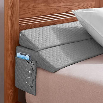 EUHAMS King Bed Wedge Pillow, Mattress Gap Filler for Headboard