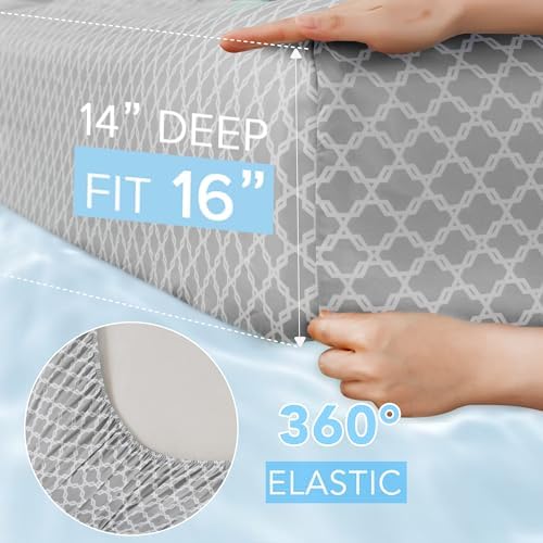 Comfort Spaces Coolmax Moisture Wicking Cooling Sheet Set, Full 4 Piece