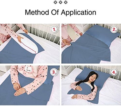 Sleeping Bag Liner All-Season Travel Sleep Sack for Adults