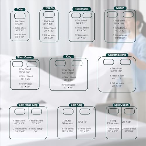 NON Sticky cotton King 4 Piece Sheet Set, 100% Long Staple Cotton, Soft Cooling Hotel Luxury Bedding Sheets, Deep Pocket Fits 10" to 18" Mattress, 78" x 80", Sage Stripe