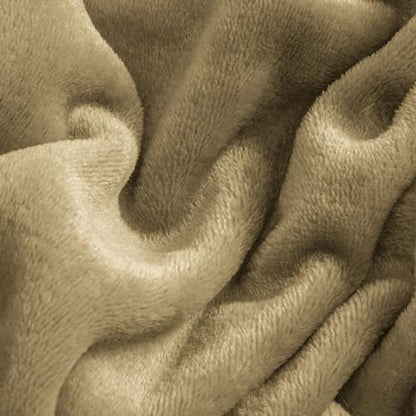 BEDELITE Flannel Sheets King Size, Camel, 4 Pieces