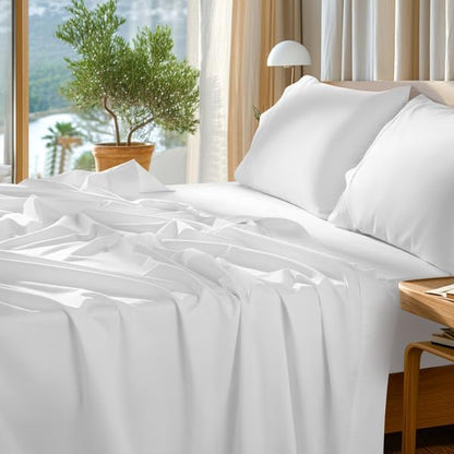 SONORO KATE 1000 Series 100% Egyptian Cotton Full Sheet Set,4 Pieces
