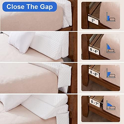 EUHAMS King Bed Wedge Pillow, Mattress Gap Filler for Headboard