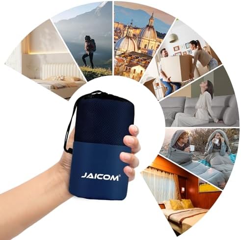 JAICOM Sleeping Bag Liner, Travel Sheets Ultralight Summer Sleeping Bag
