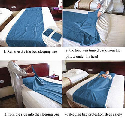 Lightweight Sleep Sack, Compact Sleeping Bag Liner Travel Sheets for Hotel