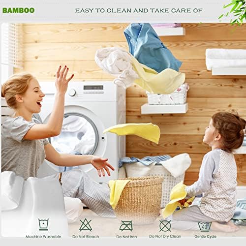 GRT Twin XL Waterproof Mattress Protector Rayon Bamboo - 3D Air Fiber Cooling Mattress Cover Breathable Ultra Soft, Mattress Pad Noiseless Fits up to 19'' Deep Pocket Washable