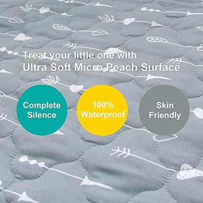 Pack and Play Mattress Protector Sheets, Waterproof Mattress Pad Cover