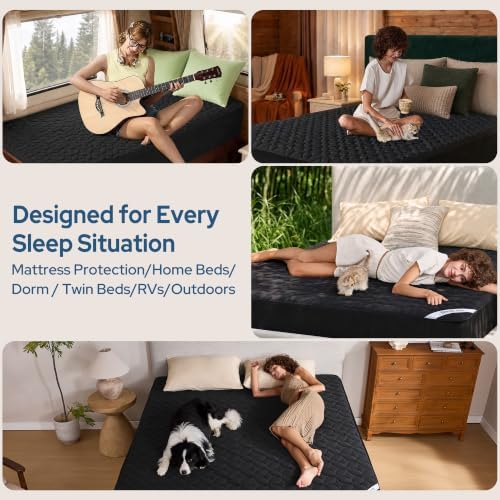 California King Waterproof Mattress Protector Breathable Mattress Pad