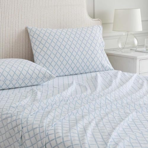 Martha Stewart - Twin Size Sheet Set with Fitted Sheet & Pillowcase