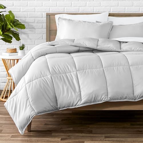 Bare Home Queen Comforter Set - 1800 Ultra Soft (Queen, Cloud Grey)
