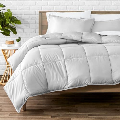 Bare Home Queen Comforter Set - 1800 Ultra Soft (Queen, Cloud Grey)