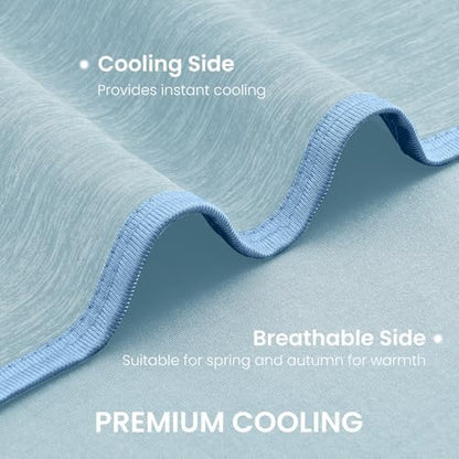 Topcee Cooling Blanket King Size 90"x108" for Hot Sleepers Summer Blanket