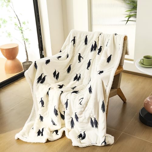 Electric Throw Blanket, Heated Throw Blanket Flannel Sherpa 50"x60"