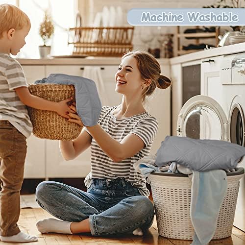 Yoofoss Waterproof Crib Mattress Protector Sheets Fitted 2 Pack 52''x28''