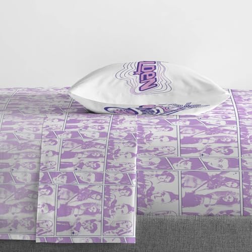 Jay Franco Kpop Demon Hunters Kids 3 Piece Twin Sheet Set, White