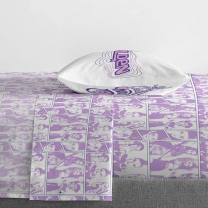 Jay Franco Kpop Demon Hunters Kids 3 Piece Twin Sheet Set, White