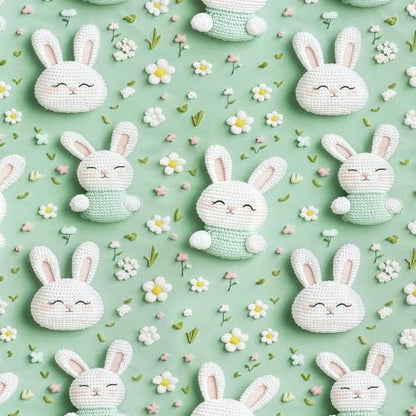 Sufdari Queen Mattress Protector,Waterproof Mattress Protector,Fitted Sheet Style Mattress Cover with 18" Deep Pocket,Washable and Comfortable-Rabbit,Queen