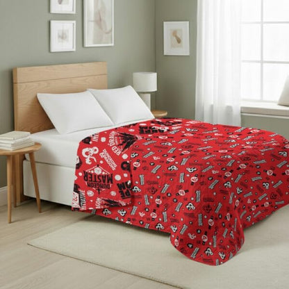 Northwest Dungeons & Dragons Roll for Initiative Full/Queen Quilted Blanket, Comfy Throw, Soft Lightweight Bedding for Bed, or Couch, 90 x 90 inches