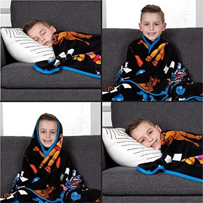 Franco Kids Bedding Super Soft Plush Throw Blanket, 46 in x 60 in, Five Nights At Freddy's
