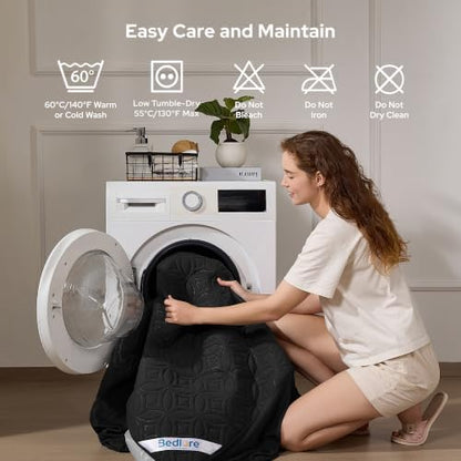BEDLORE Waterproof Mattress Protector, Twin Size Mattress Pad