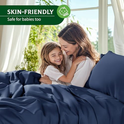 SONORO KATE 100% Viscose Derived from Bamboo_Sheets, Extra Deep Pocket,4PC