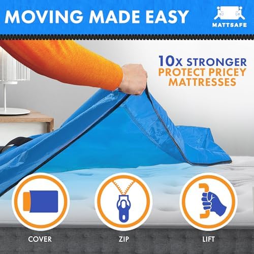Nordic Elk Twin XL Size Mattress Bags for Moving and Storage, Bed Cover