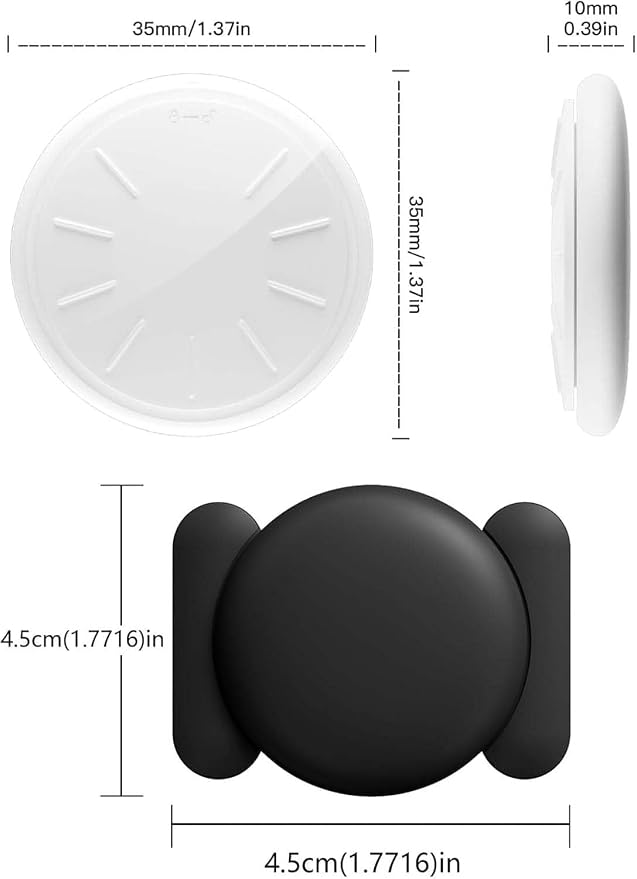 GPS Tracker for Vehicles, 2PCS Tracker Device for Vehicles Work with Find My (iOS Only), Tracking Devices for Cars Hidden with Magnetic Case, No Monthly Fee, Waterproof GPS Trackers