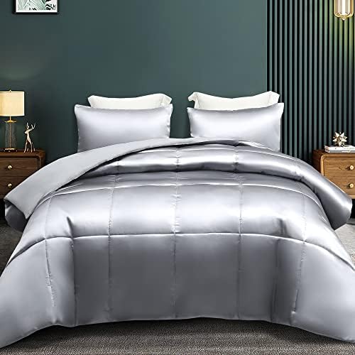 Whale Flotilla 3-Piece Reversible Silky Soft Breathable Queen Comforter Set