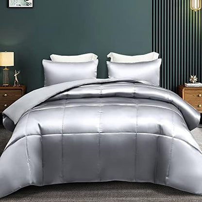 Whale Flotilla 3-Piece Reversible Silky Soft Breathable Queen Comforter Set