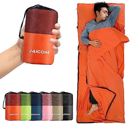 JAICOM Sleeping Bag Liner, Travel Sheets Ultralight Summer Sleeping Bag