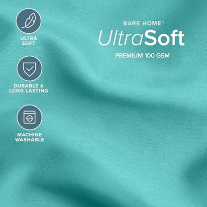 Bare Home Comforter Set - 1800 Ultra Soft (Twin/Twin XL, Turquoise)