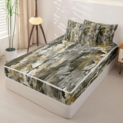 Feelyou Botanical Tree Branches Comforter Set Twin Size Kids Boys Girls