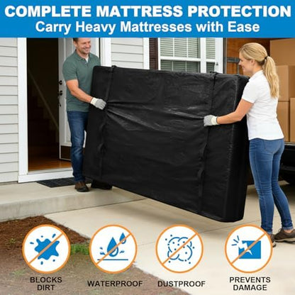 TICONN Mattress Bags for Moving, Heavy Duty Mattress Cover Storage Bag