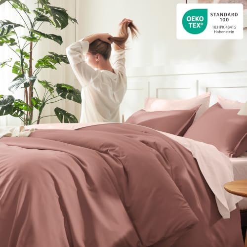 Litanika Misty Pink Twin/Twin XL Comforter Set, 2 Pcs Lightweight Bed Set