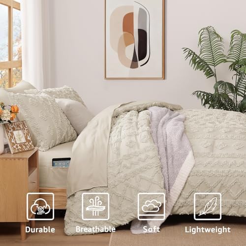 California King Comforter Set- 7 Pieces Bed in a Bag King Bedding Sets