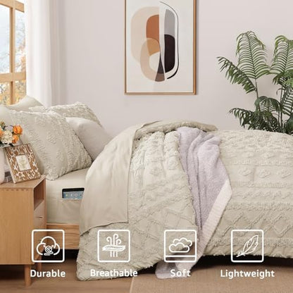 California King Comforter Set- 7 Pieces Bed in a Bag King Bedding Sets