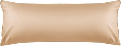 Warmstar Cotton Body Pillow Cover 1 Pack, 600 Thread Count Body Pillow case 20"x54", Long Body Pillow Case Cover Soft Breathable with Envelope Closure,Khaki