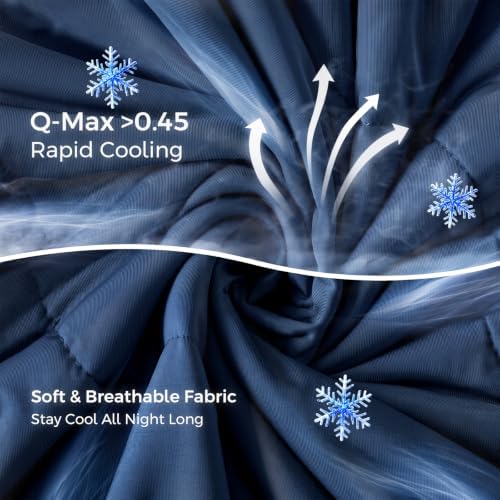 EASELAND Cooling Comforter Twin, Upgraded Double-Sided Q-MAX 0.45+