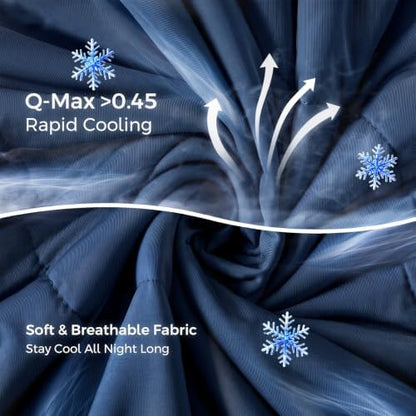EASELAND Cooling Comforter Twin, Upgraded Double-Sided Q-MAX 0.45+