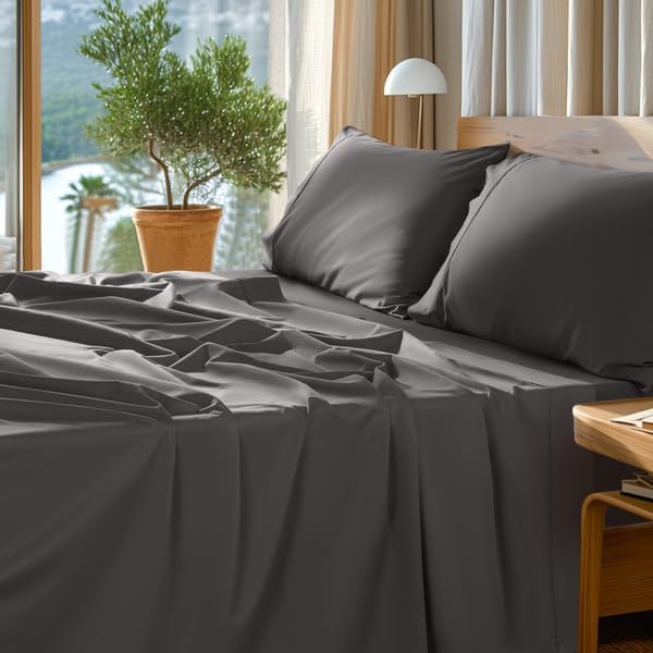 SONORO KATE 1000 Series 100% Egyptian Cotton Queen Sheet Set,4 Pieces