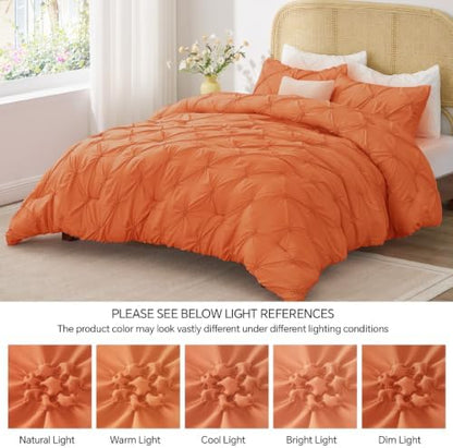 BEDELITE Queen Comforter Set Pumpkin,Lightweight & Soft Comforter