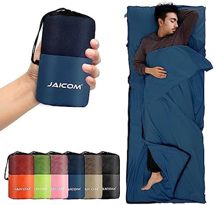 JAICOM Sleeping Bag Liner, Travel Sheets Ultralight Summer Sleeping Bag