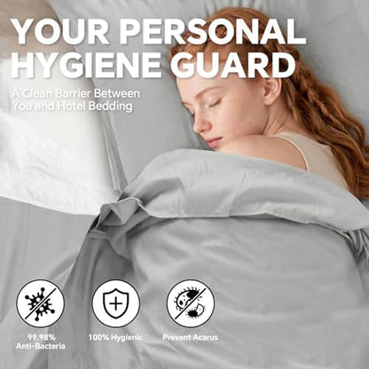 Sleeping Bag Liner,Extra Wide Travel Sheets for Hotel,3 Size