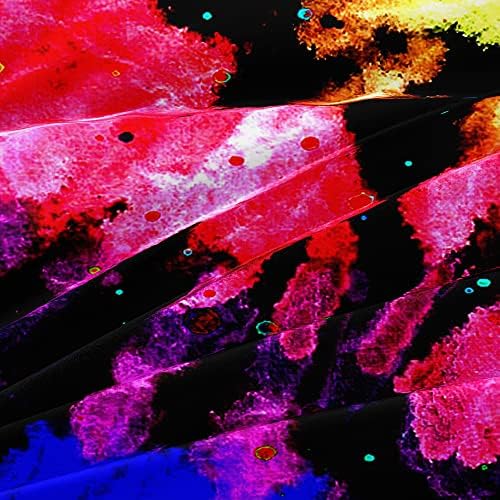 Colorful Tie-Dye Duvet Cover Set King Size Watercolor Rainbow Tie Dye Comforter Cover Abstract Art Bed Set Bedding Bedroom