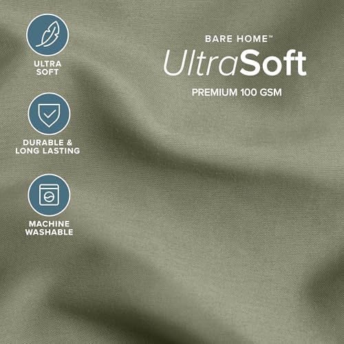 Bare Home Full Comforter Set - 1800 Ultra Soft (Full, Sage)