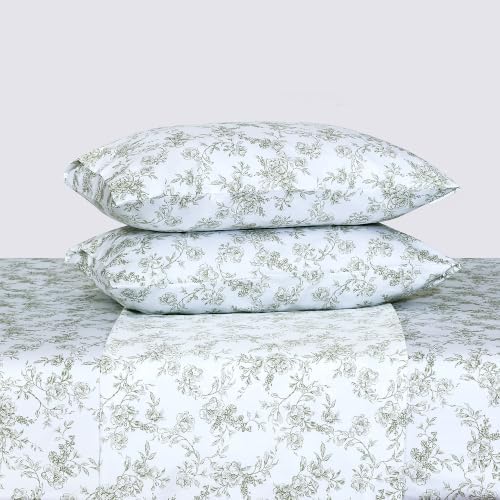 Feather & Stitch 100% Cotton Sateen 500 TC Twin Size Bed Sheet Set