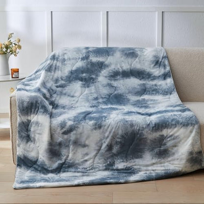 Cooling Comforter Twin Size, Double Sided Cooling Blankets for Hot Sleepers, Soft Breathable Lightweight Summer Cooling Comforter for Night Sweats Absorbs Body HEA