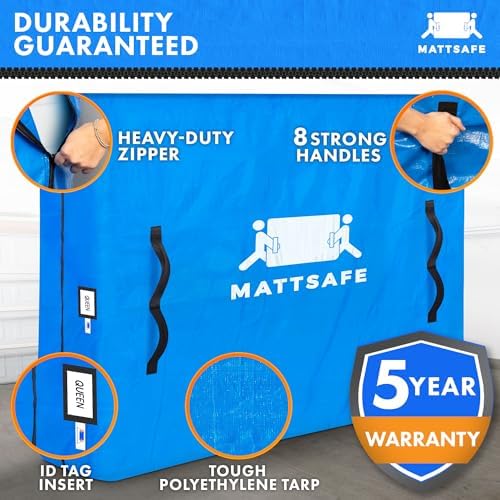 Nordic Elk Queen Size Mattress Bags for Moving and Storage, Bed Cover