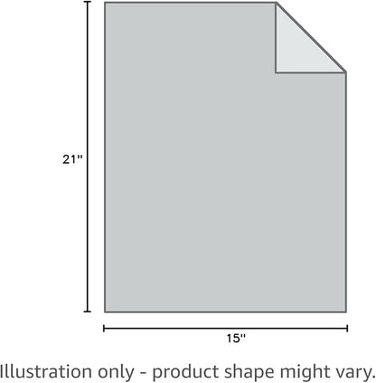 Amazon Basics White Down Alternative Comforter and Duvet Insert with Corner Tabs, Machine Washable, King, Light White